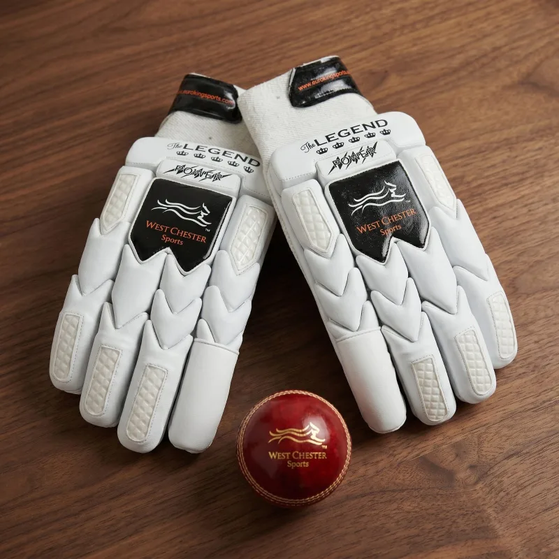 Batting Gloves - Adult Pro White Cut - Image 2