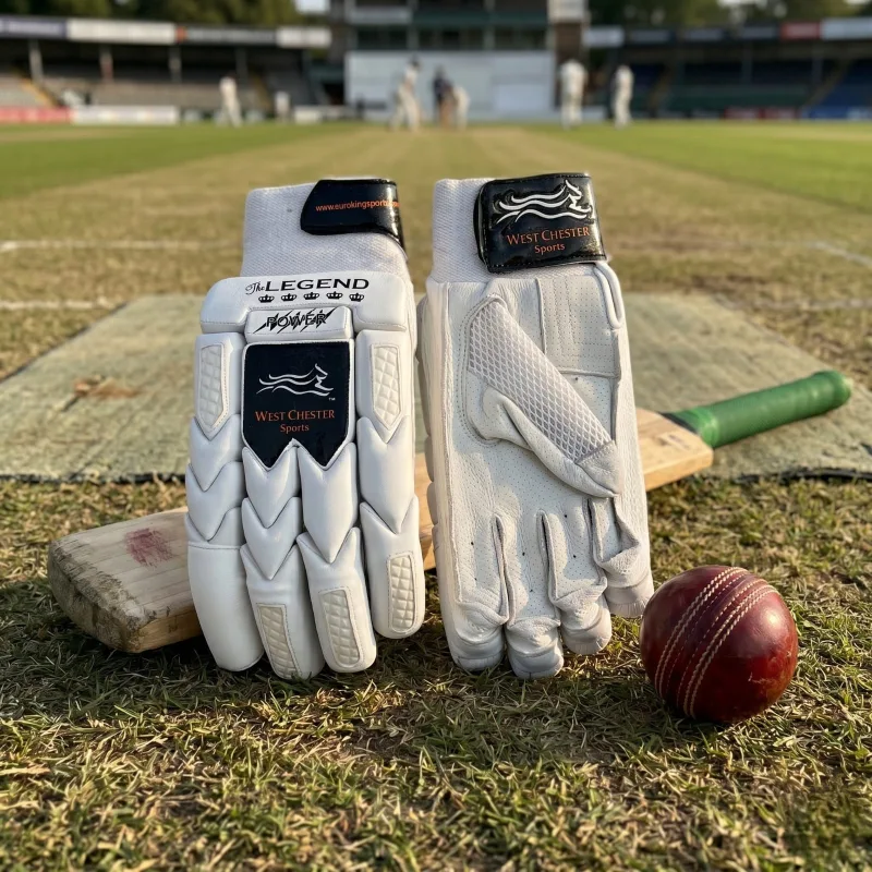 Batting Gloves - Adult Pro White Cut - Image 3