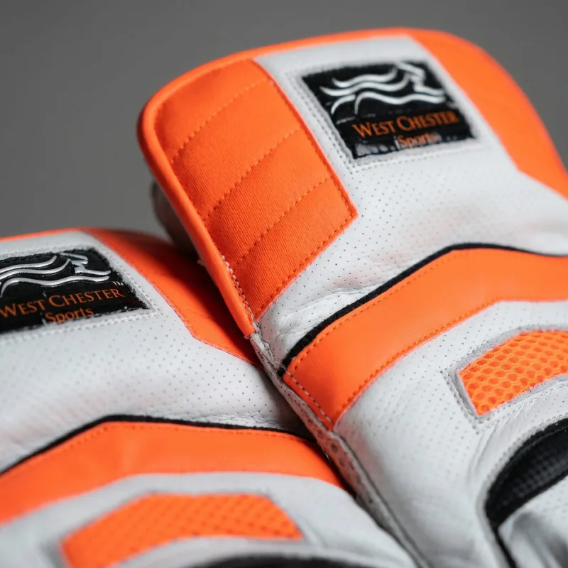 Batting Gloves - Orange Adult - Image 3