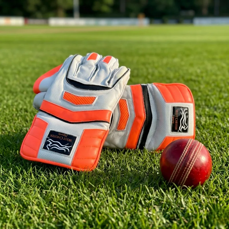 Batting Gloves - Orange Adult