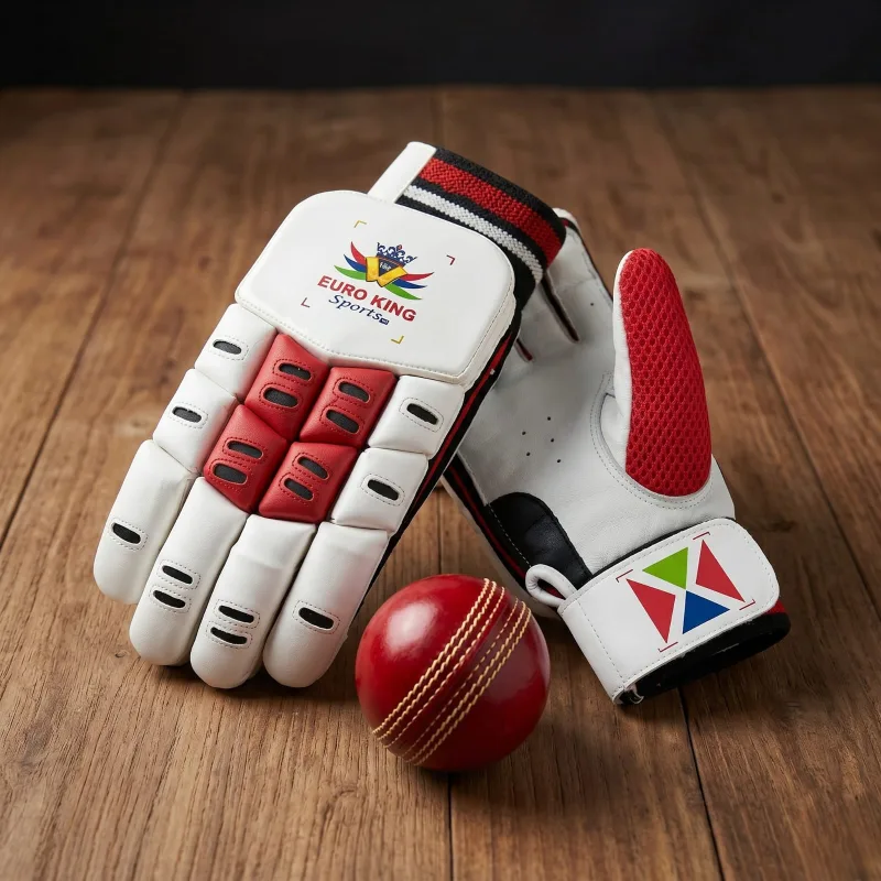 EKS Batting Gloves - Red & White