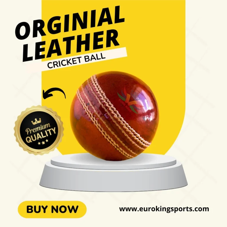 EKS Pro Leather Red Handmade Ball