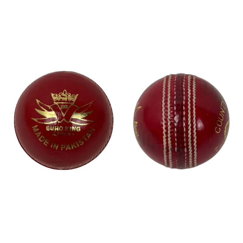 EKS Red Leather Cricket Hard Ball (6 Balls Box)
