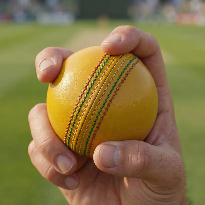 EKS Yellow Indoor Leather Hard Ball (6 Balls Box) - Image 3