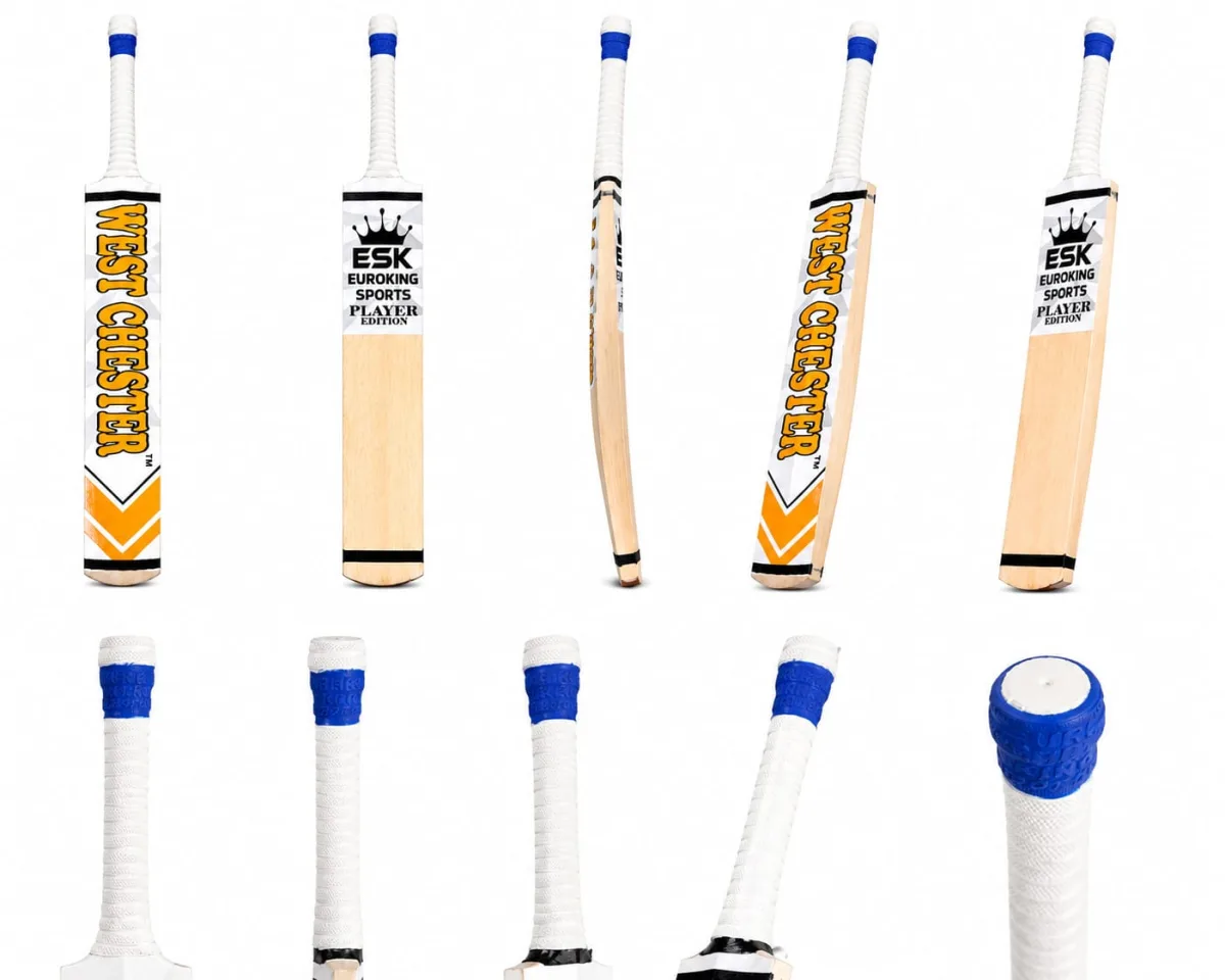 West Chester collection coconut wood Srilankan High stroke heavy bottom For pro tape tennis bat fine rubber grip for strong hand fixing White light edition special bottom long sixers